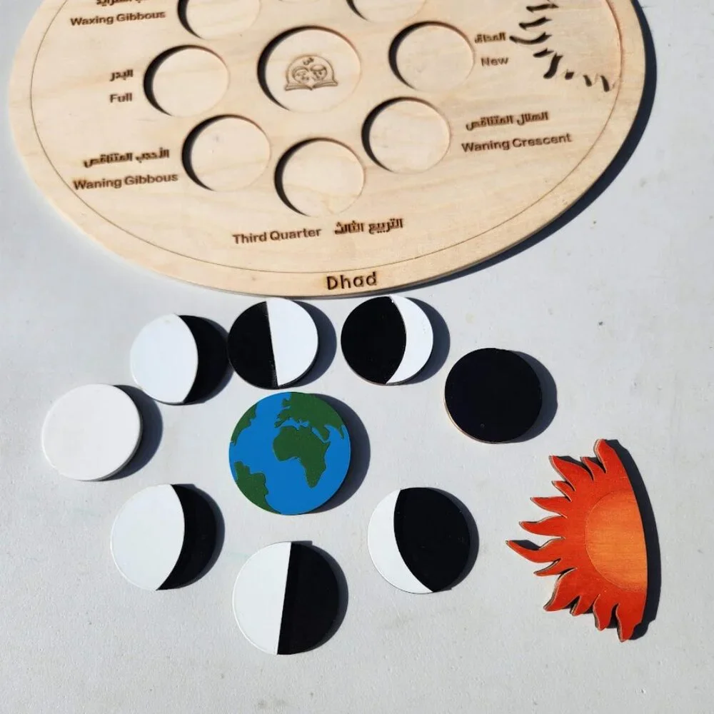 Handmade new moon
